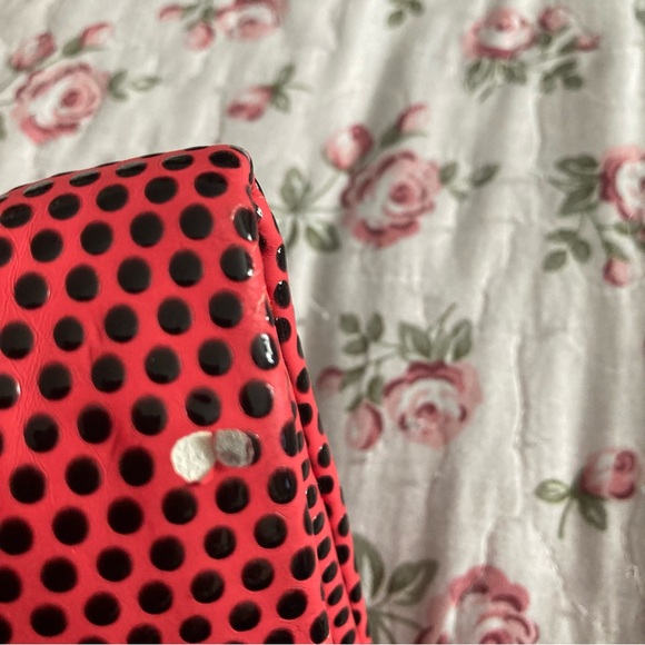 NWT Kimchi Blue Red Polka Dot Bag *see pics - Picture 7 of 11